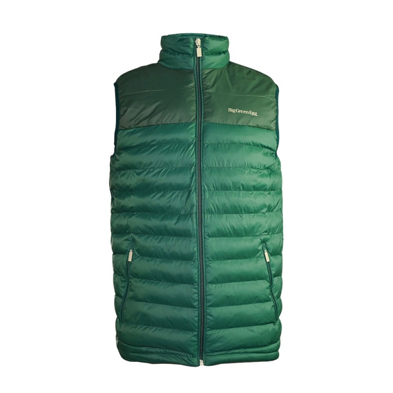 Big Green Egg Gilet matelassé L - Vert